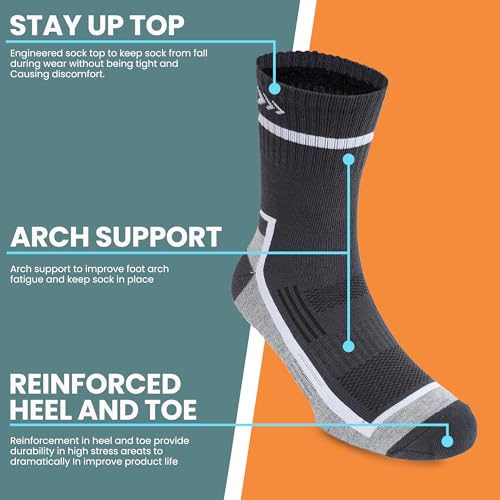 Image of Mayor Swift Crew Length Socks for Men & Women, Breathable Comfort, Anti-Odour, Ideal for Running, Workout, & Casual