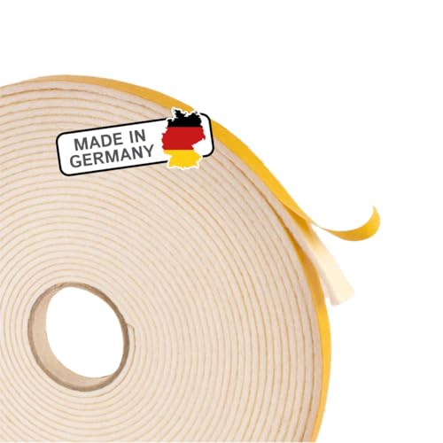 Ruban de feutre autocollant 10mm blanc bande adhésive universelle 10m