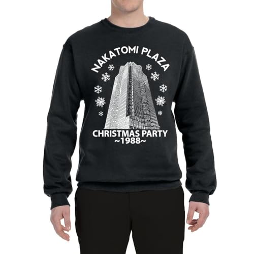 Wild Bobby Nakatomi Plaza Christmas Party 1988 Classic McClane Die Hard Ugly Christmas Sweater Crewneck Sweatshirt3