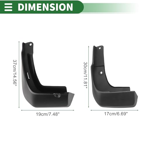 Image of Motoforti Mud Flaps Splash Guards Mud Guards for Honda Fit Pro 2020 2021 W /Mount Accessories