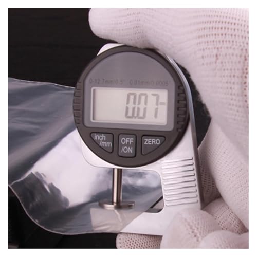 Micrómetro digital medición espesor 12.7mm LCD grande miniatura 5
