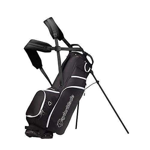 TaylorMade 2019 LiteTech 3.0 Stand Golf Bag, Black/White