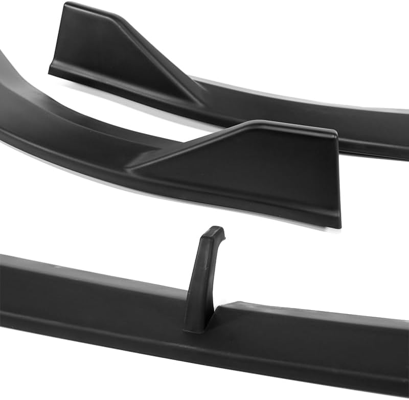 3pcs Front Bumper Lip Spoiler Body Kit Compatible with 2021-2024 Volkswagen VW Golf GTI MK 2022 2023 (Matt Black)