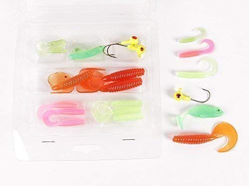 KANANA Set from Rubber Fish Angeldrilling Power Eddy Fish Bait (fisch02B)