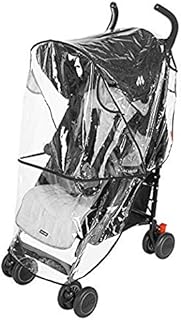 Clear Rain Wind Weather Cover Shield Protector with Ventilation to fit EVENFLO Baby Child Strollers Joggers (Minno)