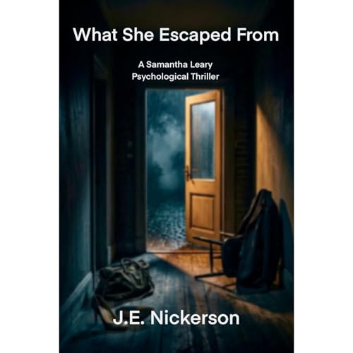 What She Escaped From A Samantha Leary Psychological Thriller Audiolibro Por J.E. Nickerson arte de portada