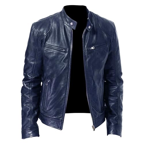 Manteau léger slim fit moto look décontracté chic
