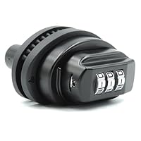 TacFirst Abzugsschloss mit Zahlenkombination S019 Metall Zahlenschloss universal (Schwarz)