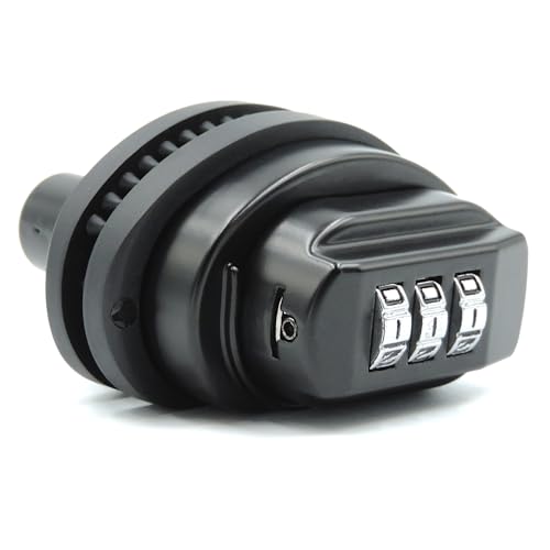 TacFirst Abzugsschloss mit Zahlenkombination S019 Metall Zahlenschloss universal (Schwarz)