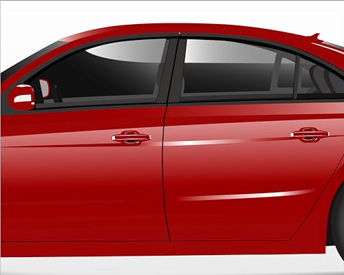 Image of BFRC 3D Gel Finish Car Door Transparent Handle Cup Scratch Guard Sticker Universal for Specific Brand (Pack of 5) (MRDRVAR) (OLDMAHINDRA)