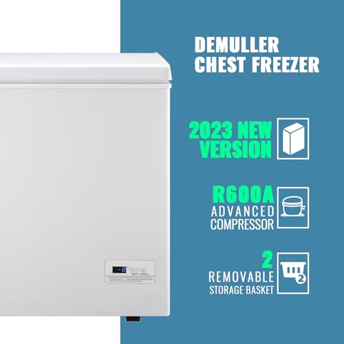 Demuller YX-DEMULLER-63-WHITE Chest Freezer Small Deep Freeezer thumb #2