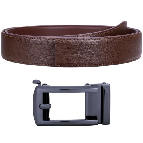 Image of Labnoft Men's PU Leather Auto-lock Belt