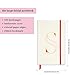 kate spade new york Take Note Large Leatherette Initial Notebook, Bound Journal Includes 168 Lined Pages, S (Red)