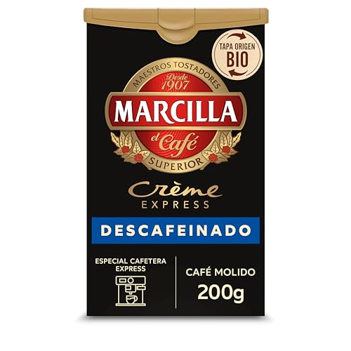 Marcilla Café Molido Crème Express Descafeinado Mezcla| 200 g