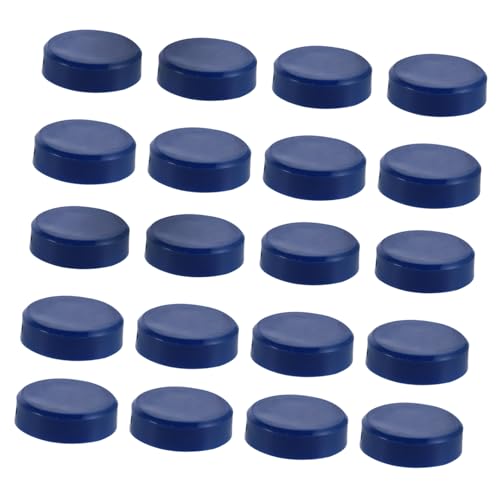 TOGEVAL 40 Piezas Imanes Redondos Magnéticos Pequeños Adhesión Duradera para Pizarra Blanca Cocina Oficina Aula Color Azul Oscuro