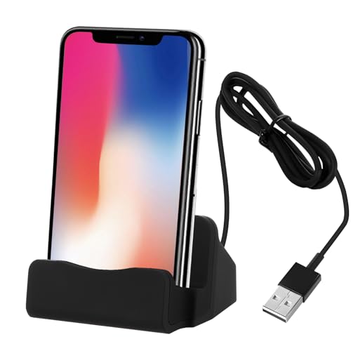 BOULESENM Stazione di Ricarica USB C, Caricabatterie per Docking Station di Tipo C, Dockingstation per Smartphone Compatibile,Può sostenere il suppor to del caricatore da scrivania del telefono