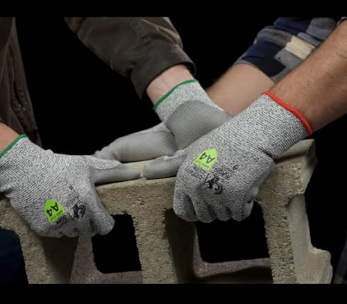 Image of MAGID Griffin Gear ANSI A4 Sandy Nitrile Coated Work Gloves