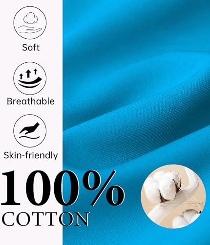 Image of CF Womens 100% Cotton Pajamas Set Button Down Pjs Sets Short Sleeve Top & Long Pants Sleepwear Comfy Loungewear with Pockets