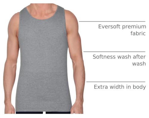 Image of Fruit of The Loom Men's Premium Tag-Free Cotton Undershirts (Regular and Big & Tall)