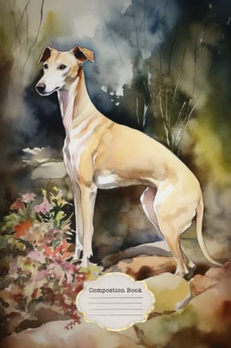 Greyhound Composition Book: Gift for Greyhound Dogs Lovers