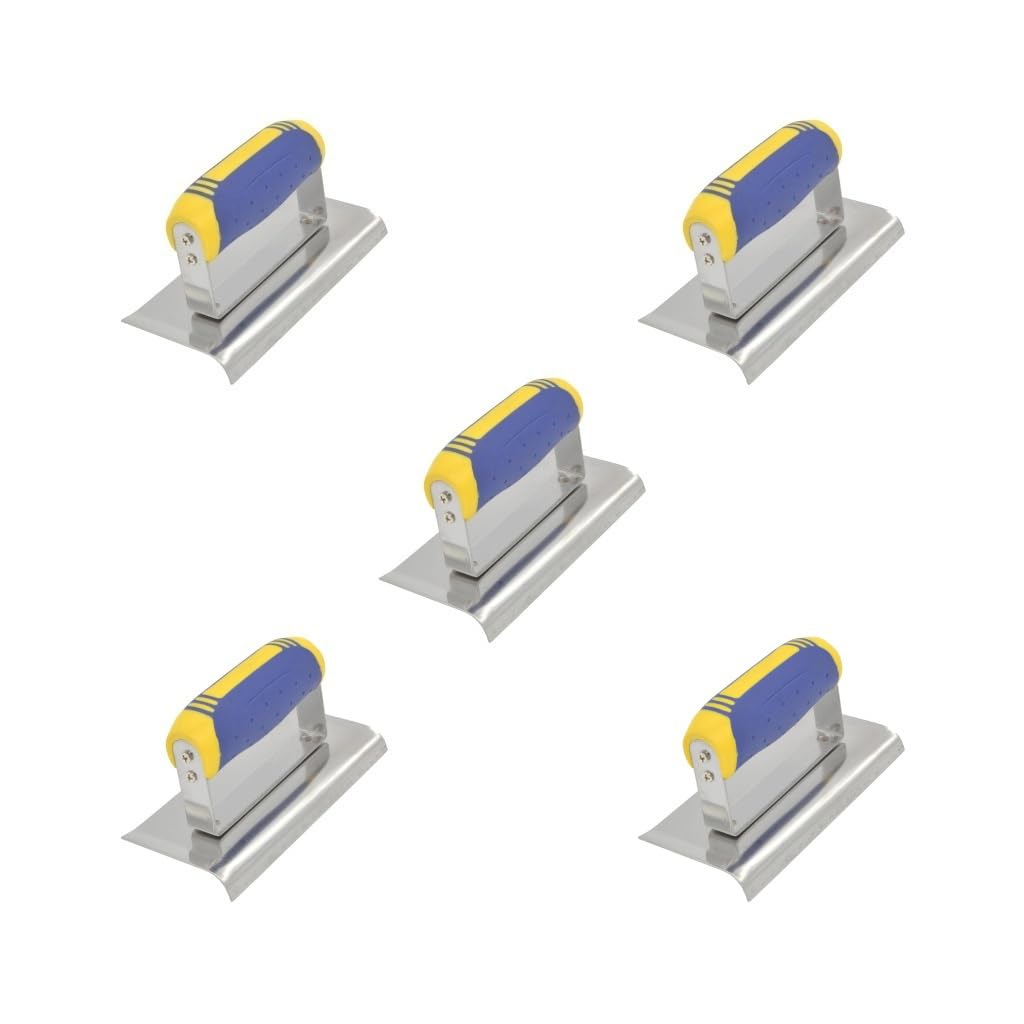 Juego de 5 paletas de esquina de acero inoxidable para yeso, herramienta para hormigón y yeso