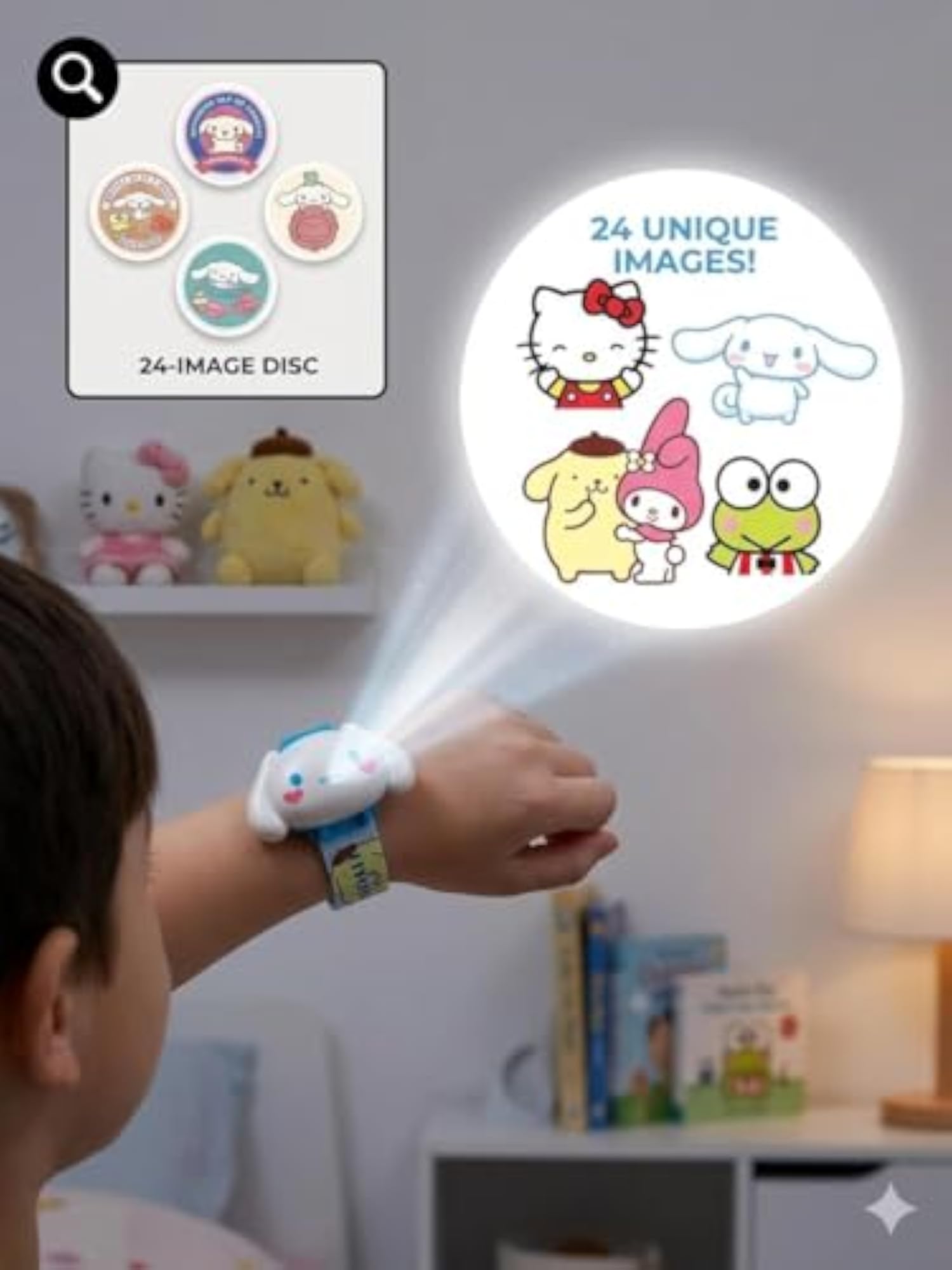 White Puppy Kids Projection Watch