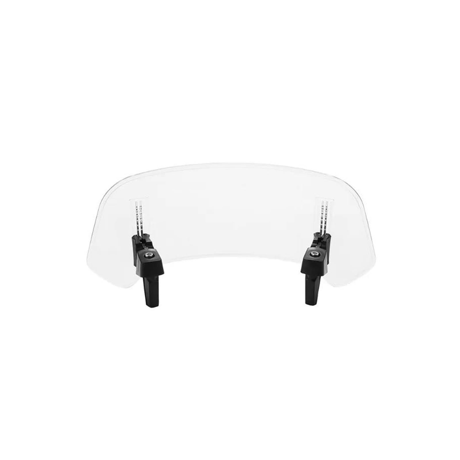 Adatto Deflettore Morsetto Spoiler Con Estensione Regolabile Parabrezza Universale Per Moto Regolabile Parabrezza(Heighten Clear)
