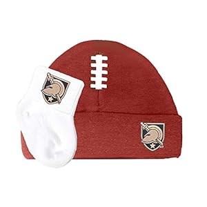 Future Tailgater Army Black Knights Football Cap and Socks Baby 2 piece Set 0-6 months