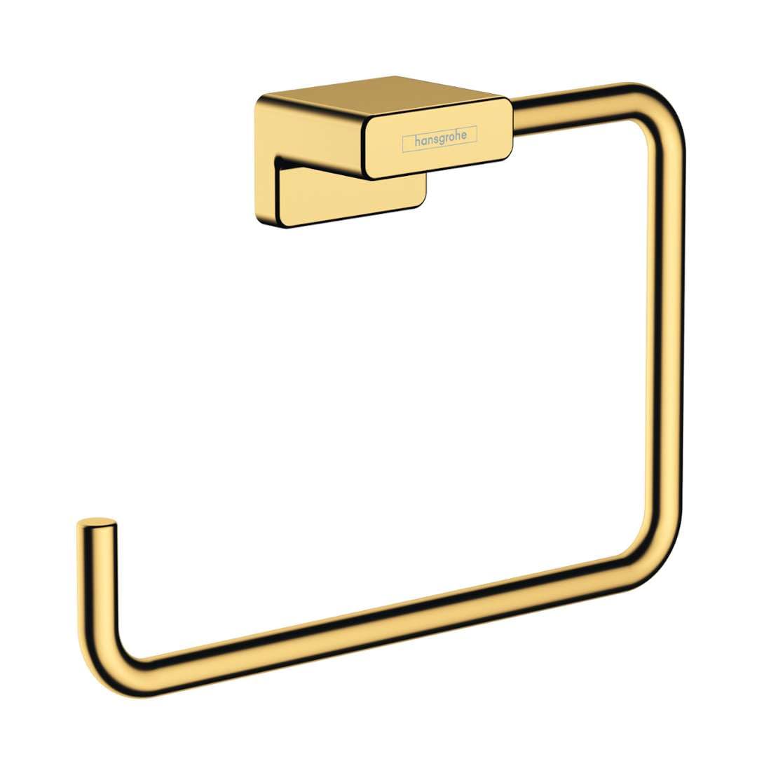 hansgrohe AddStoris Towel ring, polished gold-optic, 41754990