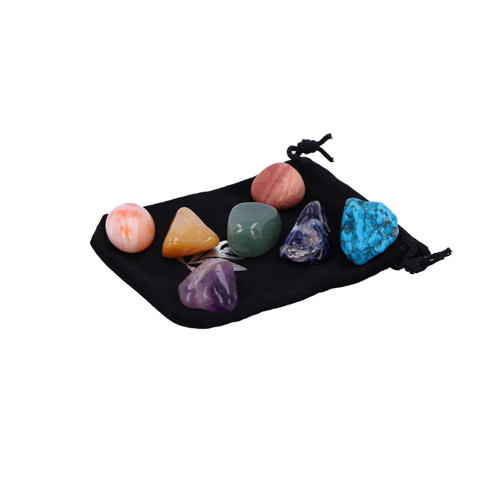 Nemesis Now Sacred Chakra Wellness Stones Kit, Multi Coloured, One Size