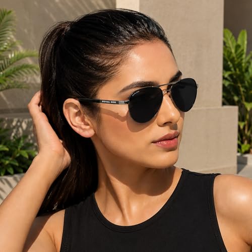 Image of ROYAL SON Men Aviator Polarization Sunglasses
