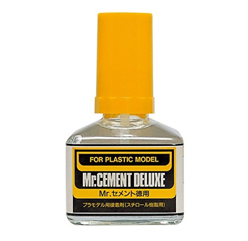 Mr. Cement Deluxe Economy Bottle NET.40ml Gundam Hobby (Brush Type)