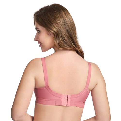 Image of TRYLO KPL Women's Cotton Non-Padded Bra Black /Black Currant /Butter SCOT /Coral /MARUN /Rasberry /Rose Gold /Nude /Sapphire /Skin /White 30 to 40 Available Cups C to I
