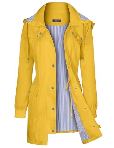 Bloggerlove Women's Rain Jacket Lightweight...