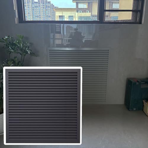 Grille d'aération fine de 2 cm de profondeur avec système de fixation rapide