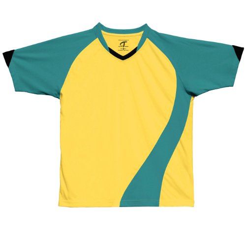 Challenger Teamwear Youth Navajo Jersey S Gold-Teal
