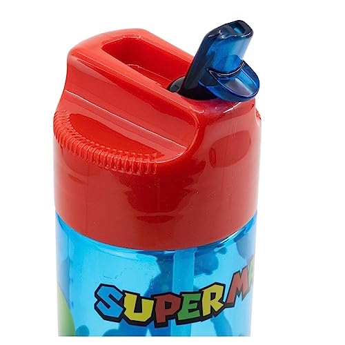 OM SUPPLIES Characters Childrens Tritan Reusable Drinking Bottle 430ml - Holiday, Back to School Lunch Kids BPA free Plastic (Mar) - Image 3