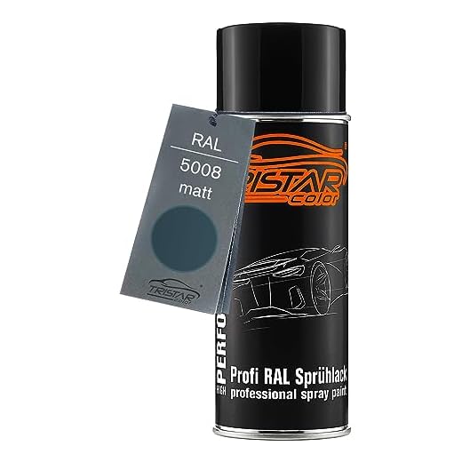 TRISTARcolor RAL 5008 Graublau Spraydose 400 ml matt schnelltrocknend