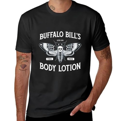 Buffalo Bill's Body Lotion - Horror - Death's Head Moth - Distressed Vintage Design T-Shirt Black 3XL Buffalo Bill's Body Lotion - Horror - Death's Head Moth - Distressed Vintage Design T-Shirt Black 3XL
