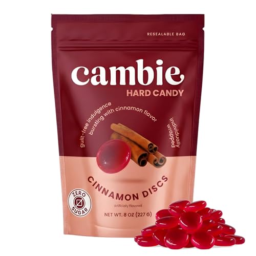 Image of Cambie Sugar Free Cinnamon Hard Candy Individually Wrapped - 8 Ounces