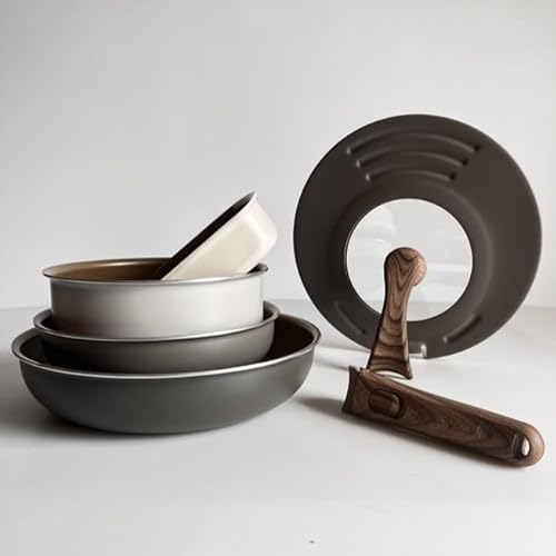 おまけ付き【当店オリジナルカラー】 evercook 着脱8点セット グラデーションMIX IH・ガス火対応 500日保証 着脱式 エバークック フライパンセット