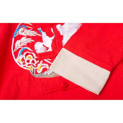LittleSpring Boys Chinese New Year Tang Jacket Traditional Dress Coat4