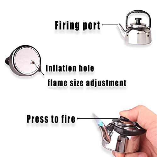 Encendedor de Cocina Ajustable a Gas Butano Plateado miniatura 4