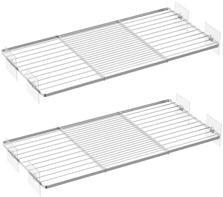 Organizador de prateleira de tensão para armário, ajustável de 43...