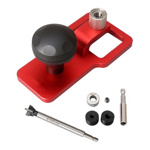 Dualoai Guía de Taladro Vertical, Plantilla, Punzón, Accesorios, Piezas, Casquillos de Orificio, Herramientas de Manualidades de Bricolaje, 19mm