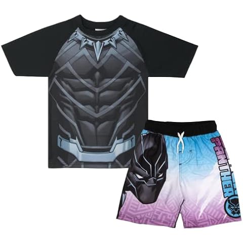 Marvel Avengers 2-Piece Boys Swimsuit Set Cover