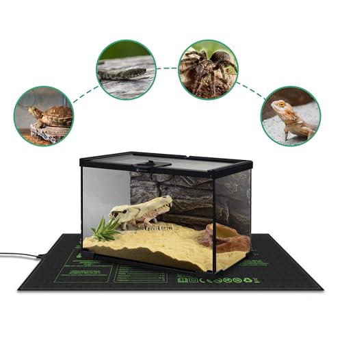 HBN Pflanzen Heizmatte Wärmematte Wärmeplatte für Sämling und Samen, 17.5W, Zimmergewächshaus Anzuchtplatte Heizkissen für Gemüse, Blumen, Kräuter, Terrarien, 50 x 25.7cm