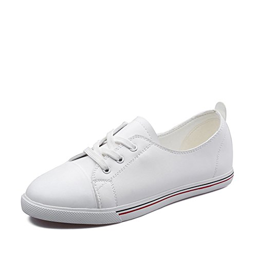 Espadrilles dentelle en cuir chaussures plates occasionnels 22.3cm