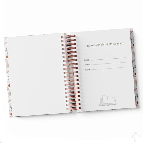 Caderno Devocional Planner De Leitura Diária Da Bíblia 365 Dias