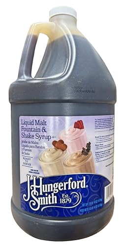 J Hungerford Smith Liquid Malt Fountain & Shake Syrup | Kosher | Ready To Serve | 10.87 lb